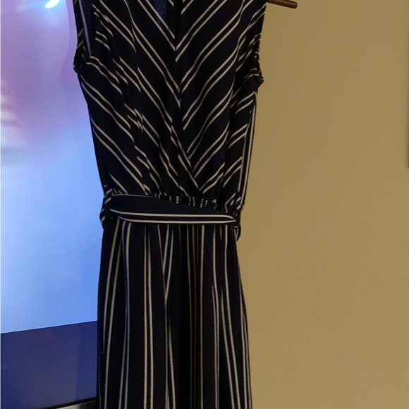 Blue & White striped Pantsuit - Picture 2 of 5